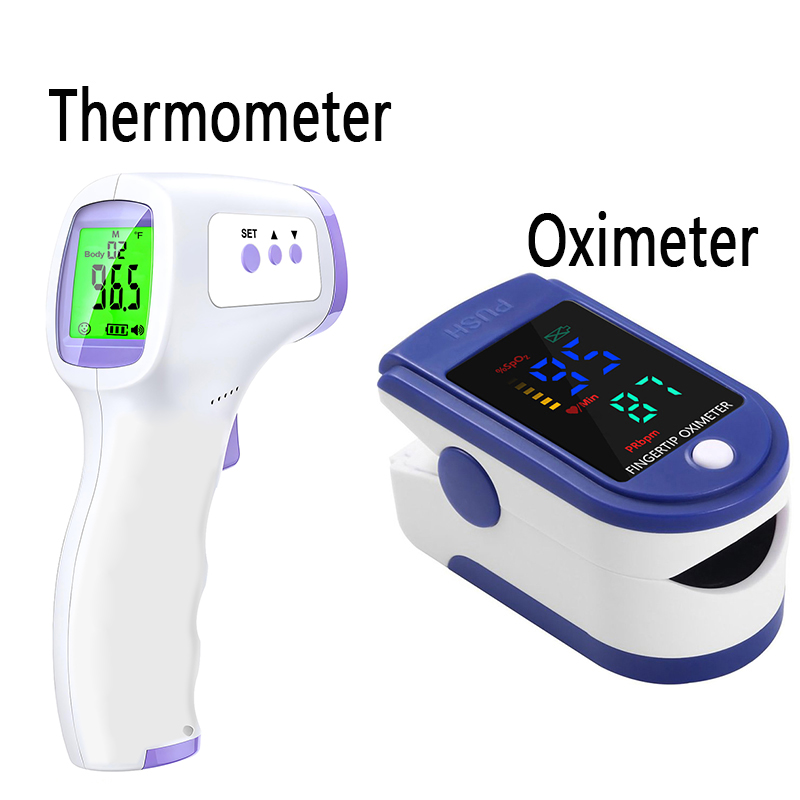 Pulse Oximeter - Yeni Ev Tipi Kızılötesi Alın Sıcaklık