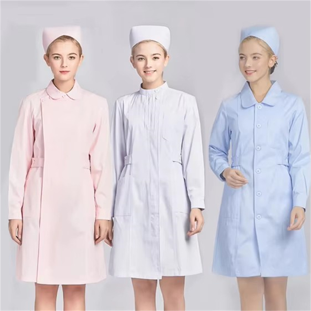 Medical Lab Coat - Yeni saf pamuk nefes alabilen beyaz