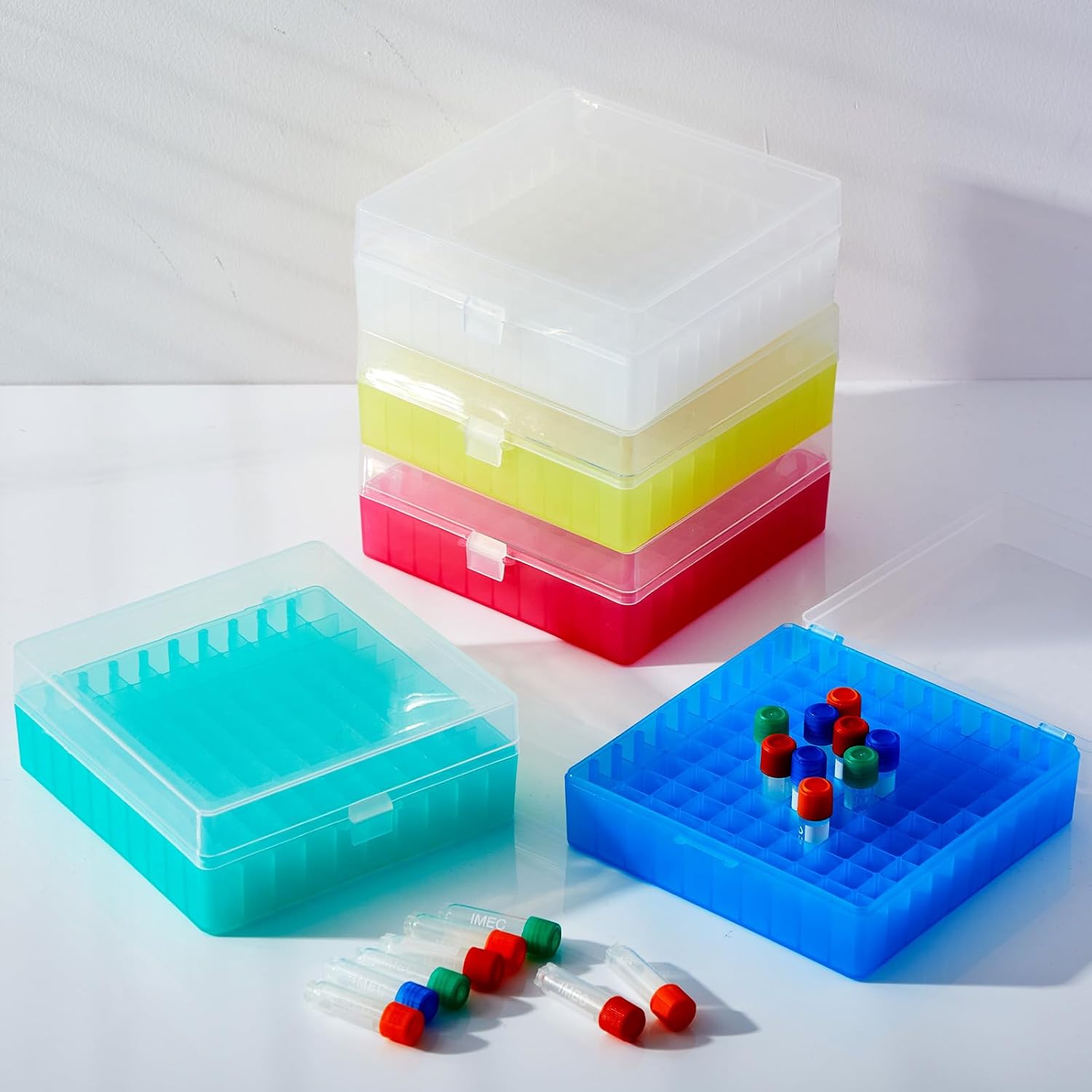 Laboratory Centrifuge - 100 Delikli Santrifüj Tüpü Kriyojenik Saklama