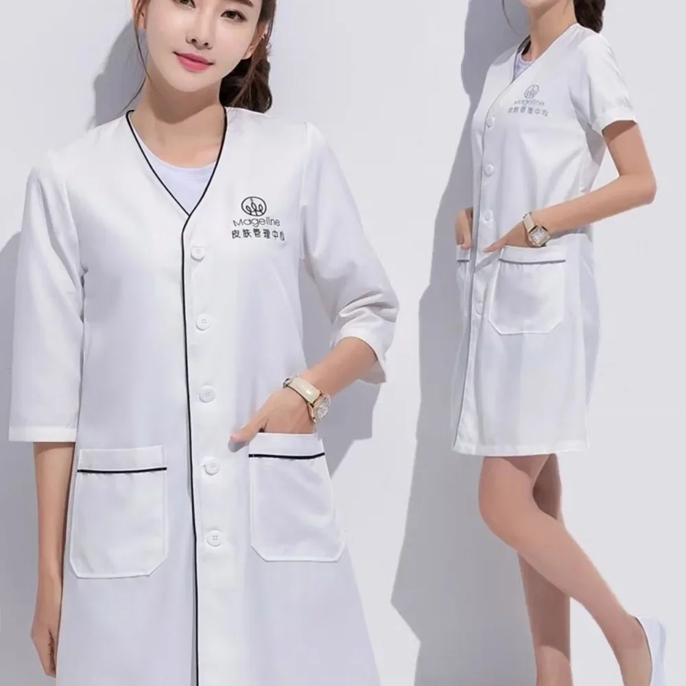 Medical Lab Work - Özel Logolu Güzellik Üniforması Güzellik Uzmanı