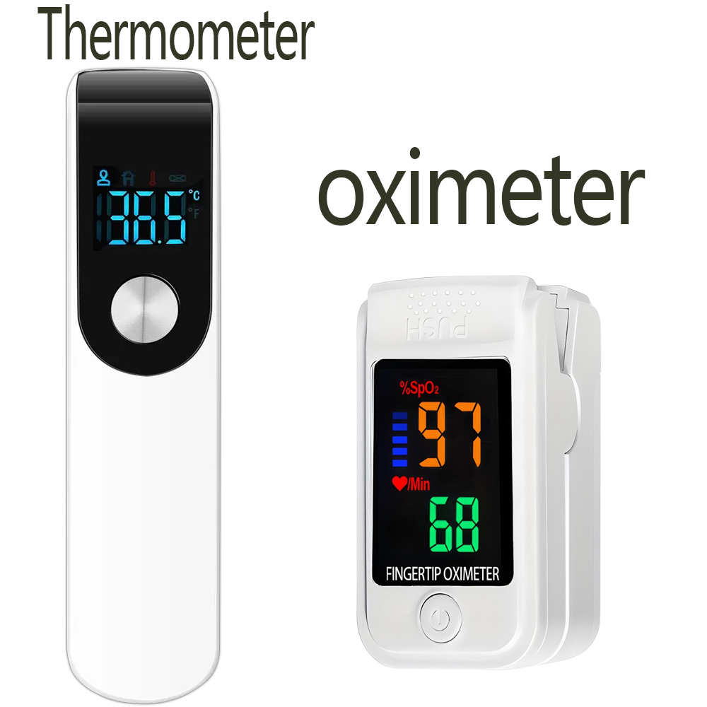 Pulse Oximeter - 2'si 1 Arada Ev Tipi Kızılötesi