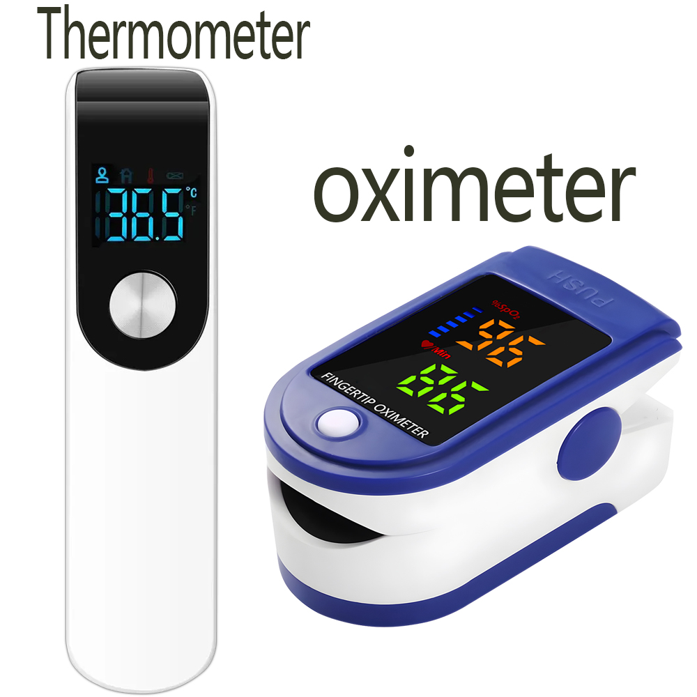 Pulse Oximeter - Tıbbi Alın Termometresi, Parmak Ucu Nabız