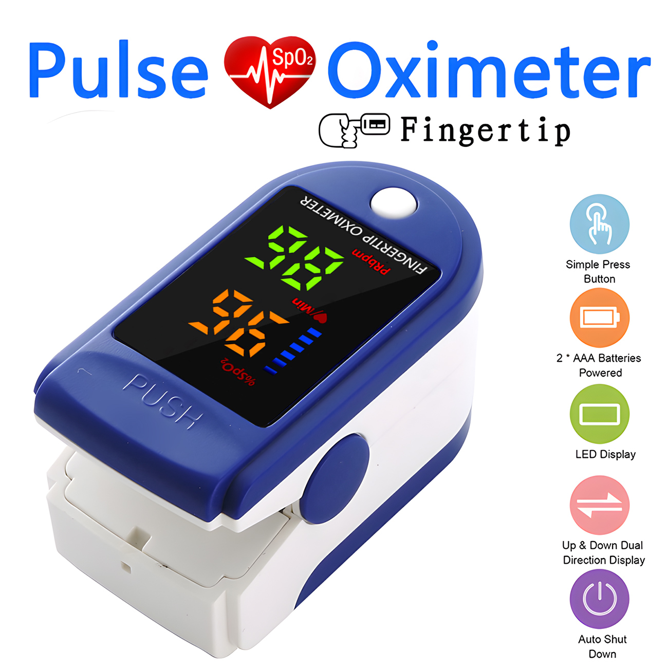 Yeni Ev Tipi Kızılötesi Alın S - Pulse Oximeter incelemesi ve fiyatı