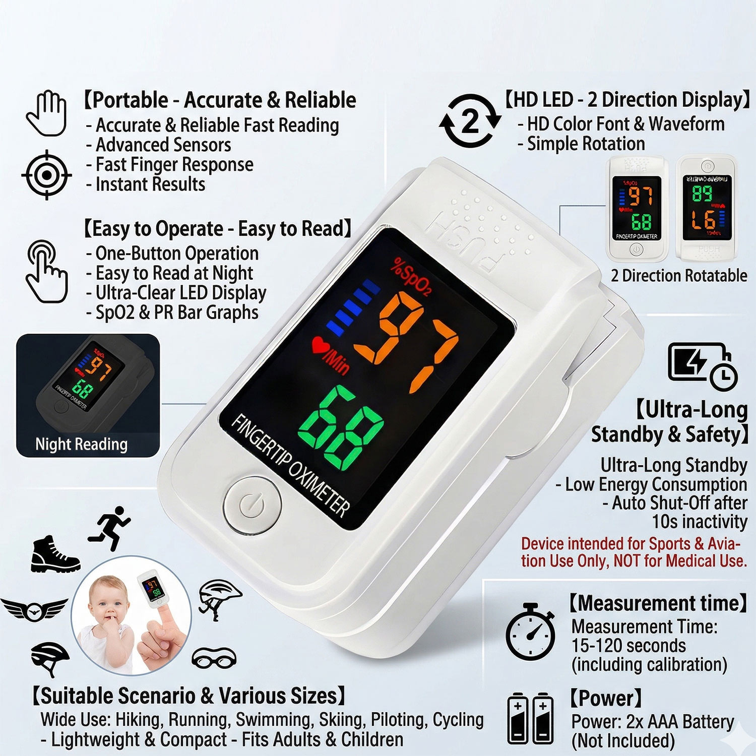 2'si 1 Arada Ev Tipi Kızılötes - Pulse Oximeter incelemesi ve fiyatı